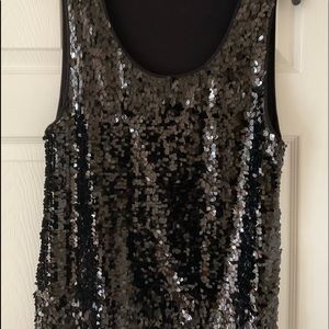 Black tank top ,large by DKNY